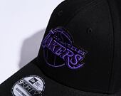 Kšiltovka New Era 9FORTY NBA Neon Outline Los Angeles Lakers Black / Purple