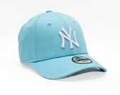 Dětská Kšiltovka New Era 9FORTY Kids MLB League Essential New York Yankees Pastel Blue / White