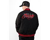 Bunda New Era Script Bomber Chicago Bulls Black / Red