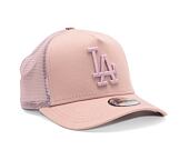 Dětská kšiltovka New Era 9FORTY Kids A-Frame Trucker MLB Tonal Mesh Los Angeles Dodgers Dirty Rose