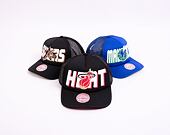 Kšiltovka Mitchell & Ness NBA Billboard Trucker Snapback Hwc Miami Heat Black