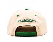 Kšiltovka Mitchell & Ness NBA Sail 2 Tone Snapback Boston Celtics Off White