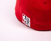 Kšiltovka Mitchell & Ness NBA Logo History Fitted Hwc Chicago Bulls Red