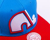 Kšiltovka Mitchell & Ness NHL Team 2 Tone 2.0 Snapback Quebec Nordiques Royal / Red