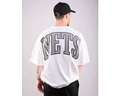 Triko New Era NBA Infill Logo Oversized Tee Brooklyn Nets White / Black