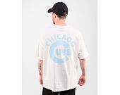 Triko New Era MLB Pastel Oversized Tee Chicago Cubs Off White / Pastel Blue