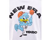 Triko New Era Character Graphic Oversized Tee Branded White / Black