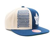Kšiltovka Mitchell & Ness NHL Pop Panel Snapback Toronto Maple Leafs Off White