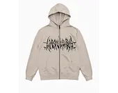 Mikina Wasted Paris Hoodie Zip Iron Bliss Sand
