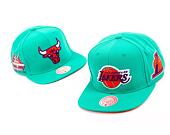 Kšiltovka Mitchell & Ness NBA Desert Green Snapback Los Angeles Lakers Teal
