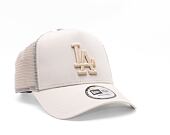 Kšiltovka New Era 9FORTY A-Frame Trucker MLB Tech Ripstop Trucker Los Angeles Dodgers Stone