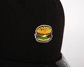 Kšiltovka New Era 9FORTY Food Icon Burger Black / Red
