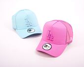 Kšiltovka New Era 9FORTY A-Frame Trucker MLB Tonal Mesh Los Angeles Dodgers Wild Rose Pink