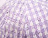 Dámská Kšiltovka New Era 9TWENTY MLB Womens Gingham  New York Yankees Pastel Lilac / White