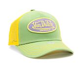 Kšiltovka Von Dutch Trucker Boston Green/Yellow