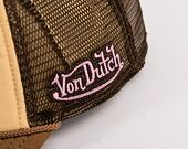 Kšiltovka Von Dutch Trucker Lund Foam Beige/Brown