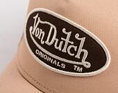 Kšiltovka Von Dutch Trucker Kalmar Poly Woven Brown Bandana