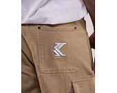 Kraťasy Karl Kani Small Signature Washed Cargo Shorts taupe