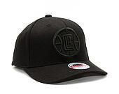 Kšiltovka Mitchell & Ness NBA Blk/Blk Logo Classic Red Clippers Black