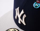 Kšiltovka New Era 59FIFTY MLB World Series Pin New York Yankees Light Navy / Chrome White