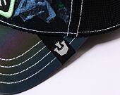 Kšiltovka Goorin - 'Butterflies Pack' - Moon Songs - Black / Lime