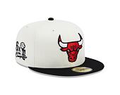 Kšiltovka New Era 59FIFTY NBA Championships Chicago Bulls White / Black