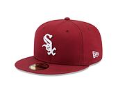 Kšiltovka New Era 59FIFTY MLB League Essential Chicago White Sox Cardinal / White