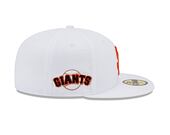 Kšiltovka New Era 59FIFTY MLB Team Side Patch San Francisco Giants White / Orange