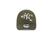 Dětská Kšiltovka New Era 9FORTY Kids MLB Outdoor New York Yankees New Olive / White