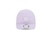 Dětská Kšiltovka New Era 9FORTY Kids MLB Starry New York Yankees Pastel Lilac