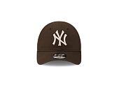 Dětská Kšiltovka New Era 9FORTY Kids MLB League Essential New York Yankees Walnut / Stone