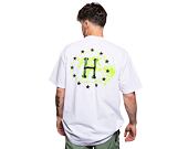 Triko HUF Galactic Motto T-Shirt ts02012-white