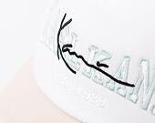 Kšiltovka Karl Kani College Signature Trucker Cap Off White/White