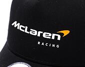 Kšiltovka New Era 9FORTY A-Frame Trucker Wordmark McLaren Racing Black Black