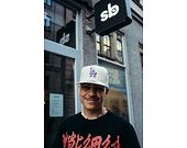 Kšiltovka New Era 59FIFTY MLB League Essential Los Angeles Dodgers Stone / Purple Nitro