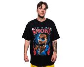 Triko Urban Classics Pop Smoke Faith Oversize Tee Black