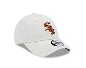 Kšiltovka New Era 9FORTY MLB League Essential Chicago White Sox Stone / Toasted Peanut