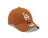 Kšiltovka New Era 9FORTY MLB League Essential Los Angeles Dodgers Toasted Peanut / Stone