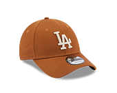 Kšiltovka New Era 9FORTY MLB League Essential Los Angeles Dodgers Toasted Peanut / Stone