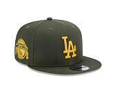 Kšiltovka New Era 9FIFTY MLB Side Patch Los Angeles Dodgers New Olive / Mellow Yellow