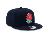 Kšiltovka New Era 9FIFTY Wool Rose Rugby Football Union Night Shift Navy