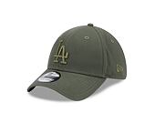 Kšiltovka New Era 39THIRTY MLB League Essential Los Angeles Dodgers New Olive