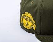 Kšiltovka New Era 9FIFTY MLB Side Patch Los Angeles Dodgers New Olive / Mellow Yellow