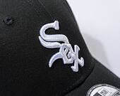Kšiltovka New Era 9FORTY MLB Team Side Patch Chicago White Sox Black / Optic White
