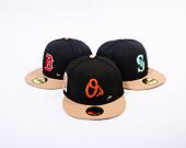 Kšiltovka New Era 59FIFTY MLB "Varsity Pin & Sidepatch" Baltimore Orioles Cooperstown