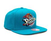 Kšiltovka Mitchell & Ness NBA Detroit Pistons Team Ground 2.0 Snapback teal
