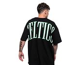 Triko New Era NBA Arch WordMark Oversized Tee Boston Celtics Black / Kelly Green