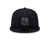 Kšiltovka New Era 59FIFTY MLB Team Outline 5 New York Yankees Navy / White
