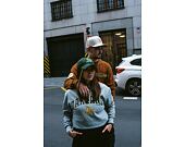 Mikina New Era MLB Large Logo Oversized Crewneck Oakland Athletics Cooperstown Heather Gray / Dark G