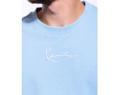 Triko Karl Kani Small Signature Tee light blue